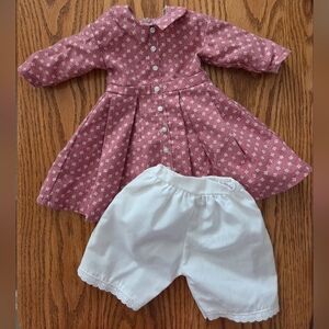 American Girl Pleasant Company Addy Prototype Dress & Bloomers –West Germany '86